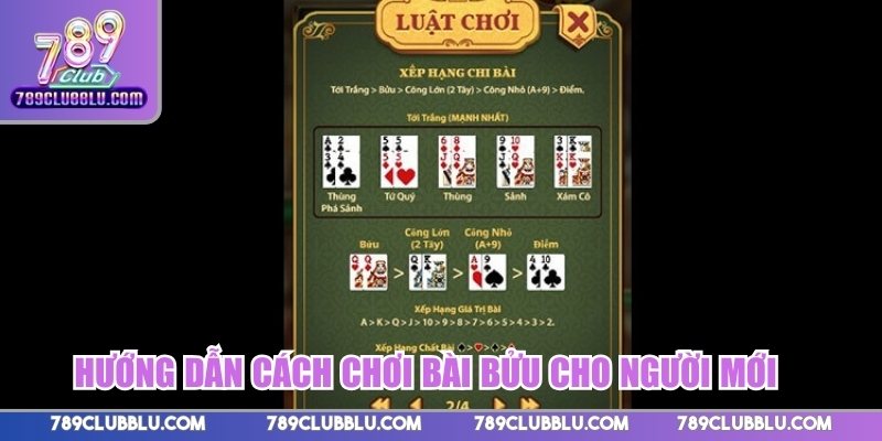 Hướng dẫn cách chơi bài bửu dành cho người mới